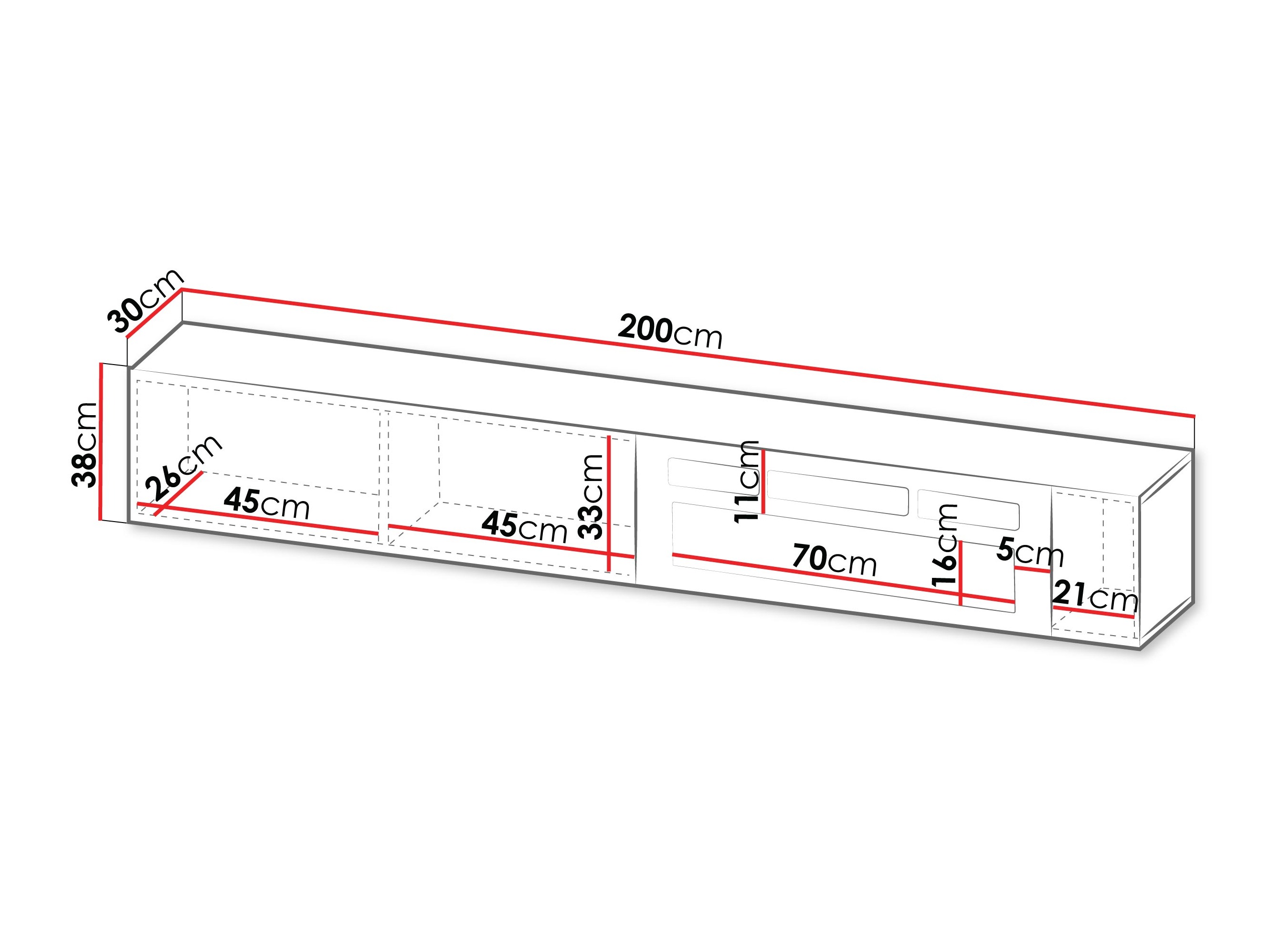 Meuble TV Species I (Cachemire)