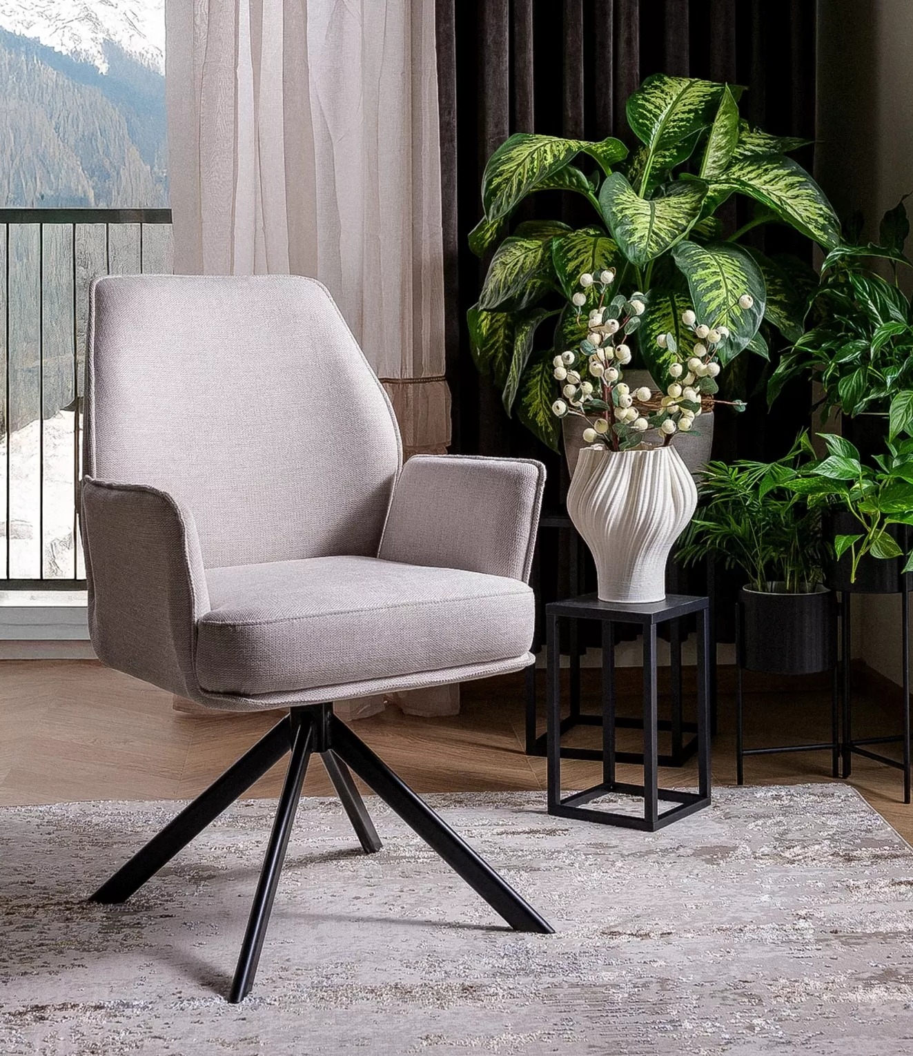 Chaise Detroit 423 (Beige clair)