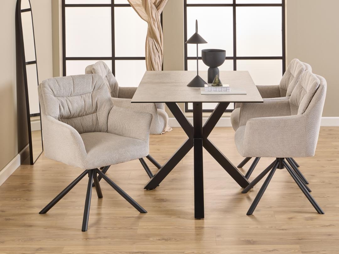 Table Norsica 918 (Gris + Noir)