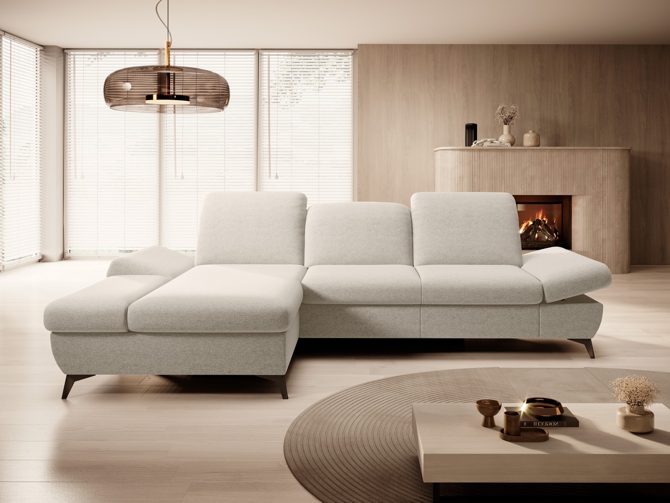 Canapé d'angle Kingston 190 (Loft 01)