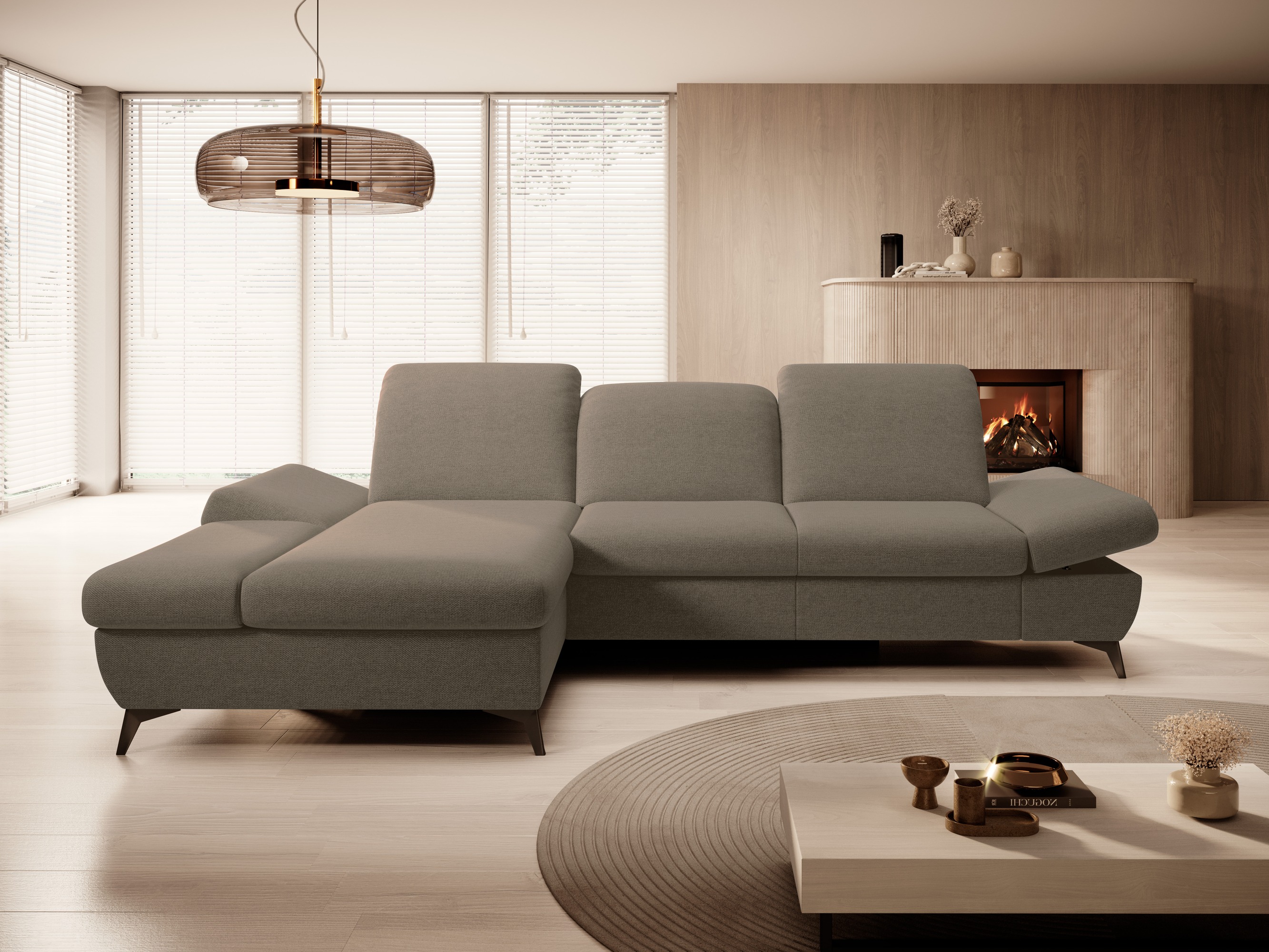Canapé d'angle Kingston 190 (Loft 03)
