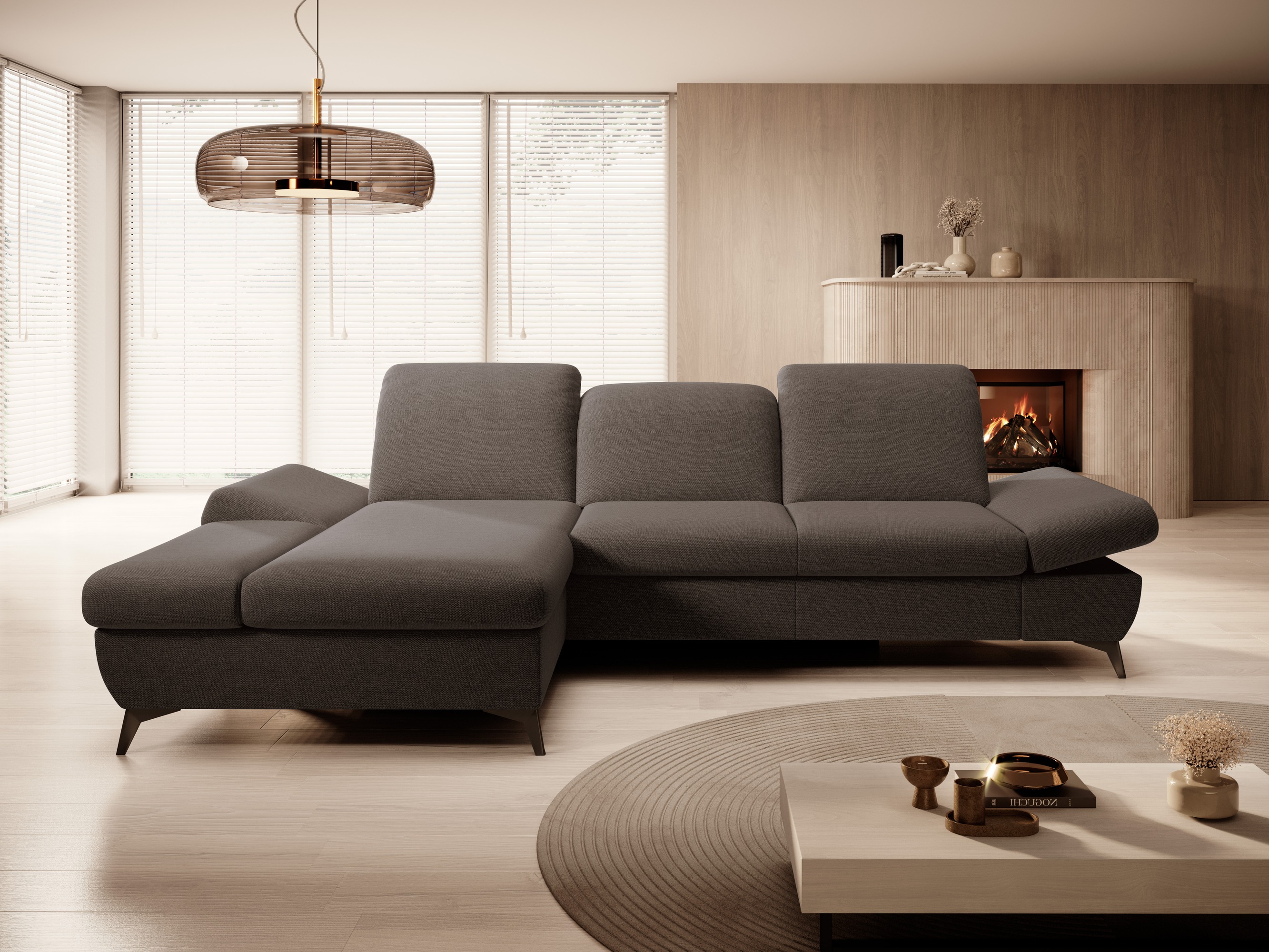 Canapé d'angle Kingston 190 (Loft 05)