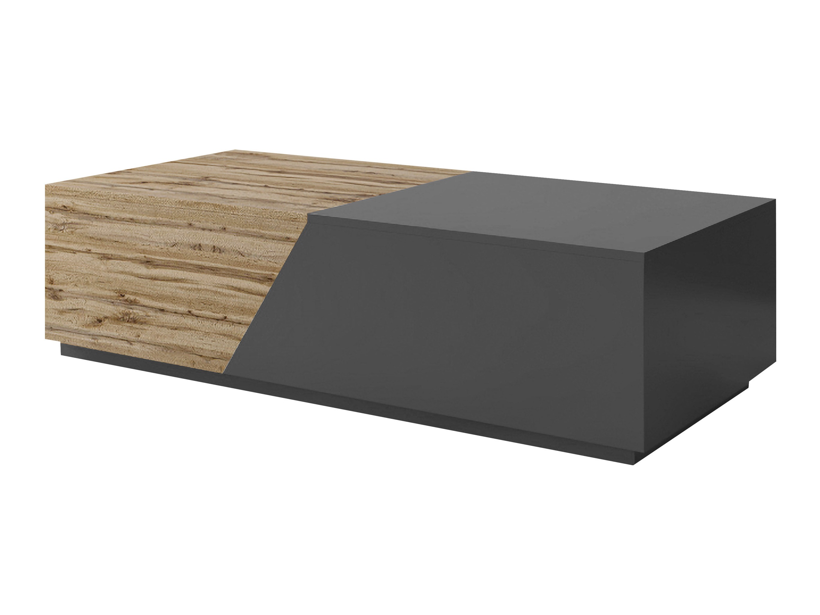 Table basse Comfivo Daldune (Anthracite + Chêne wotan)