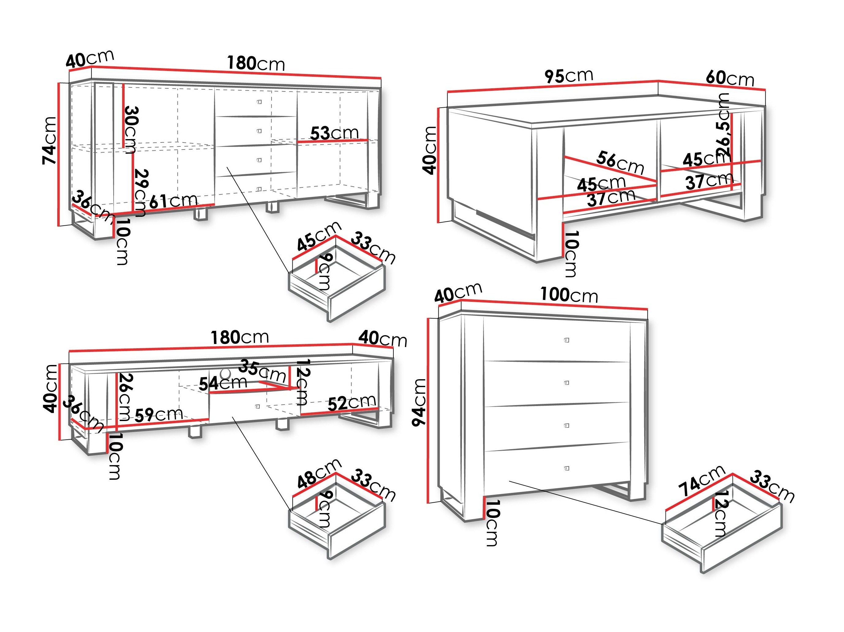 Ensemble de salon Comfivo Vestora
