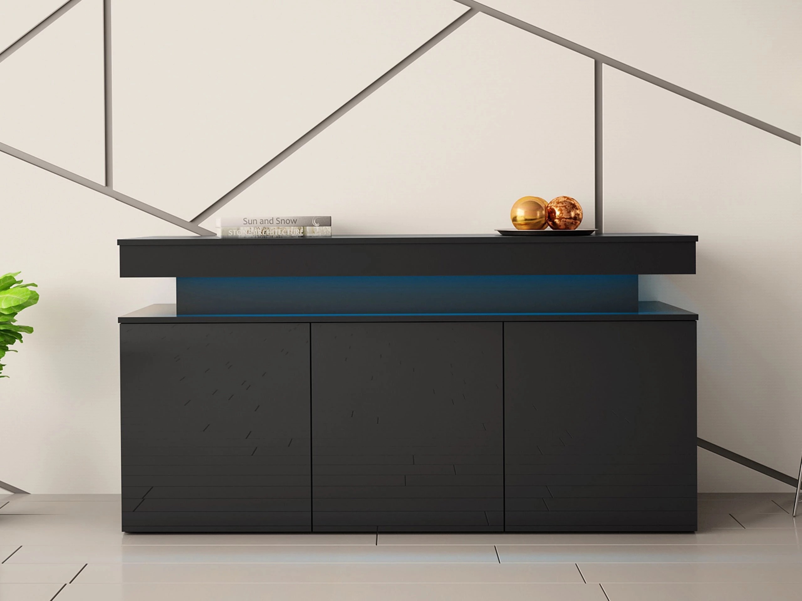 Buffet Monfero (Noir + Noir brillant)