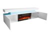 Meuble TV Monfero 104 (Noir + Noir brillant)