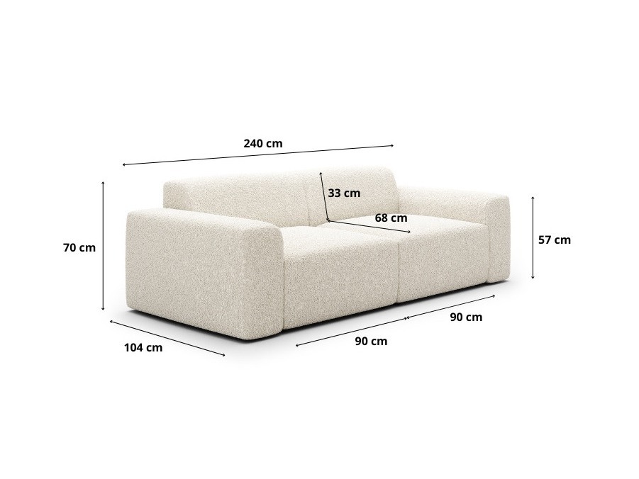 Canapé modulaire Romenoi 100 (Centaur 06)