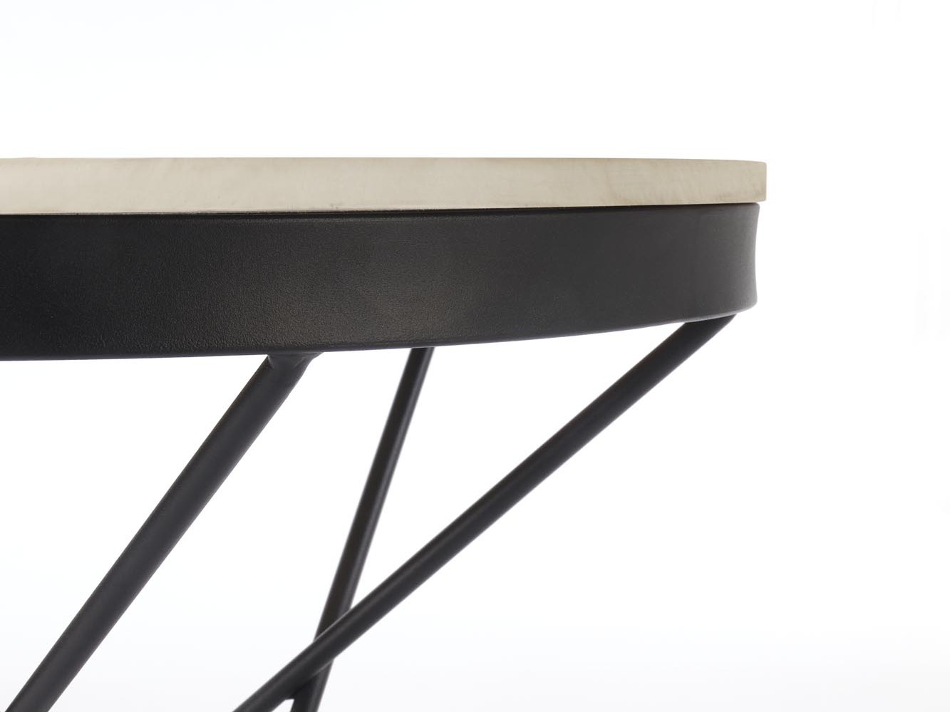 Table basse Houston 2063 (Marbre blanc + Noir)