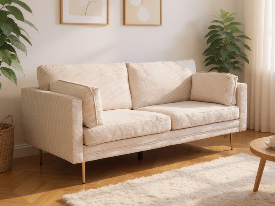 Canapé Dallas 2965 (Beige + Marron)