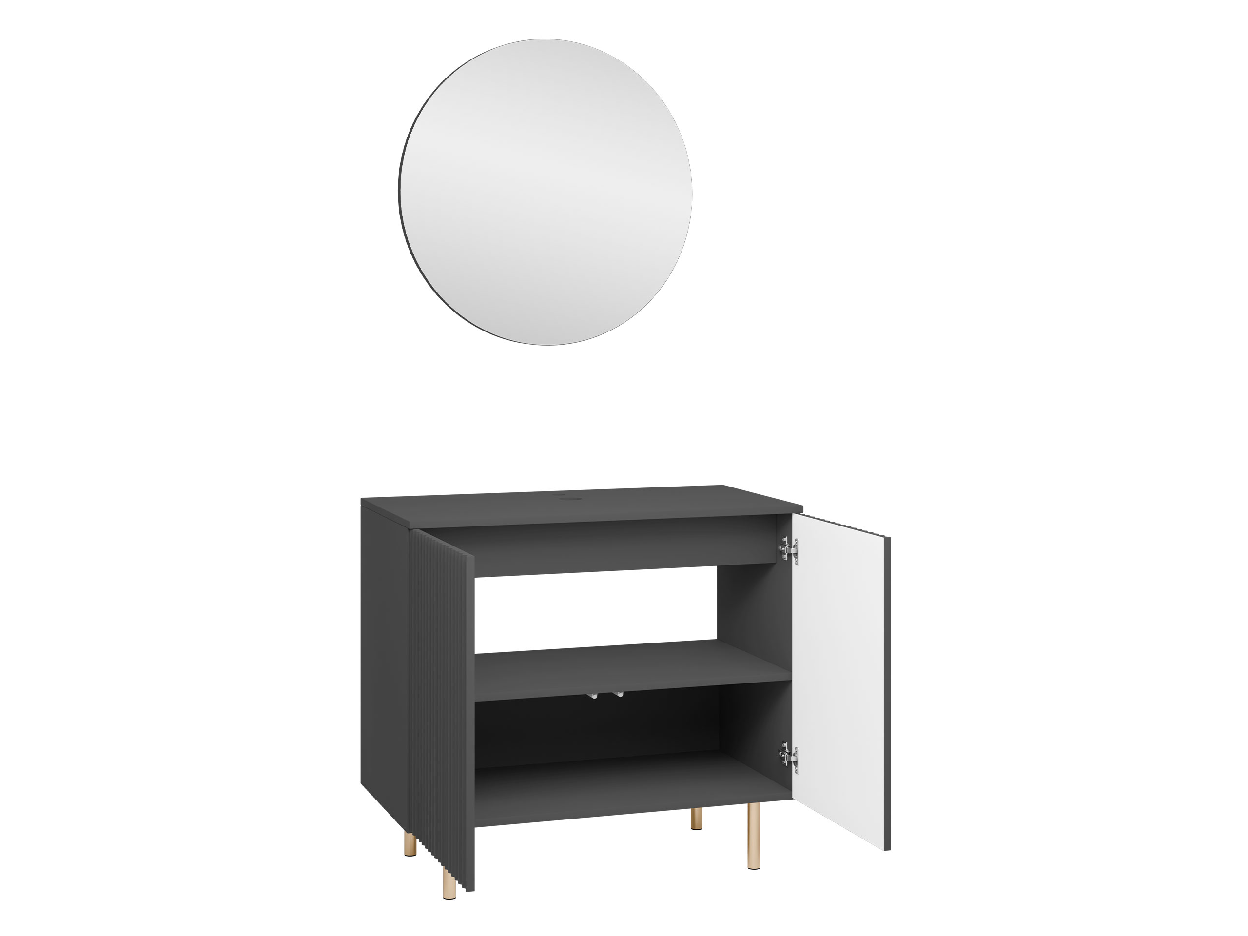 Ensemble de salle de bain Decus I (Noir)