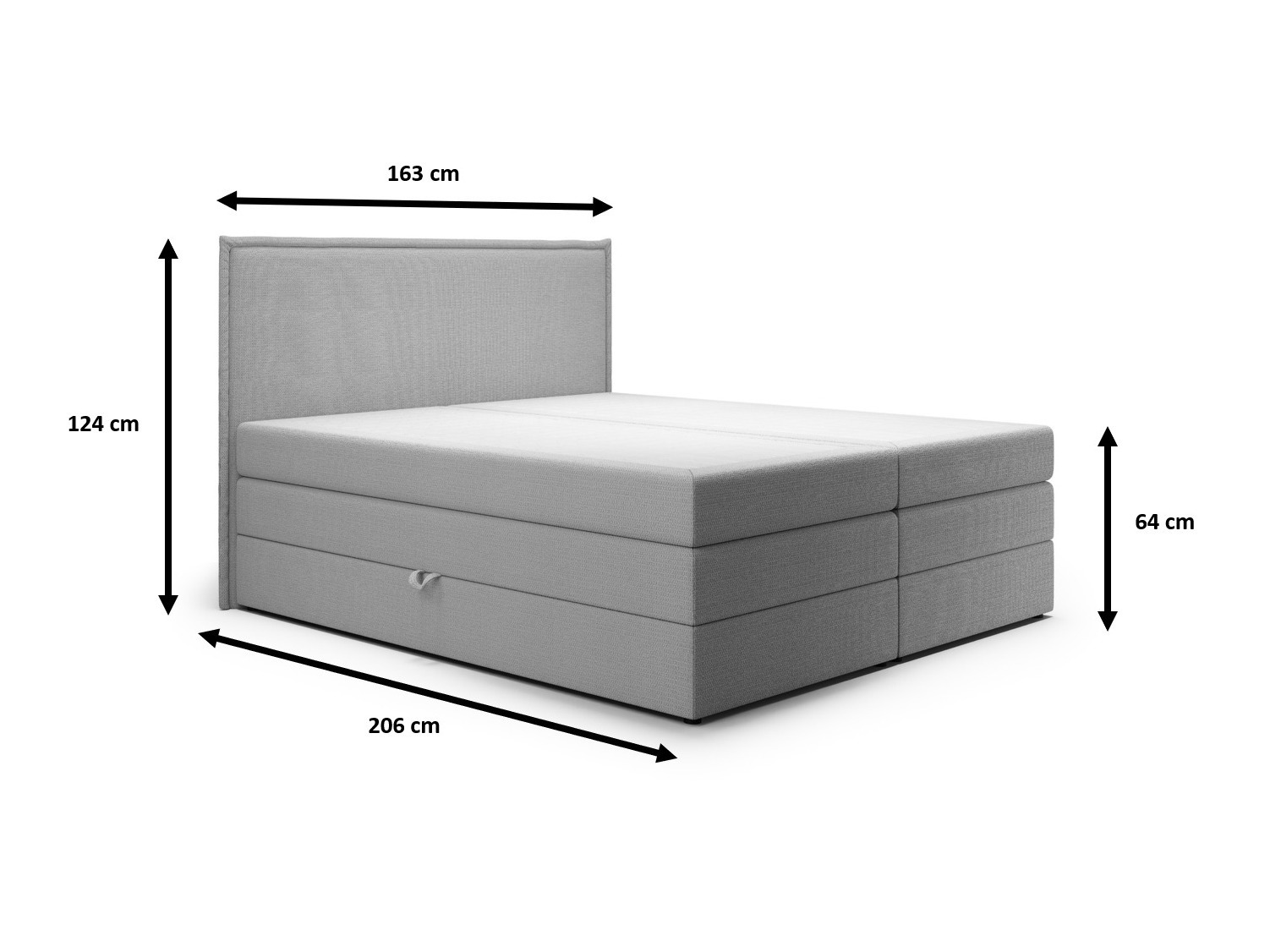 Lit boxspring Franklin 171 (Aragon 39)