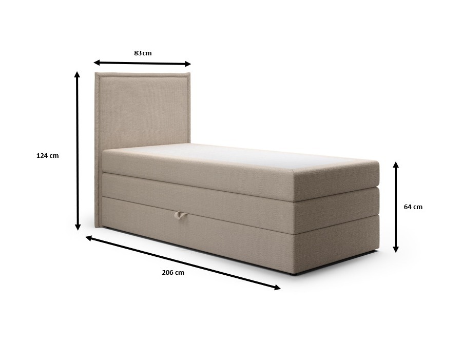 Lit boxspring Franklin 176 (Aragon 79)