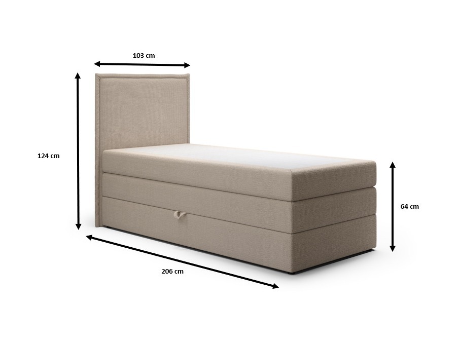 Lit boxspring Franklin 176 (Aragon 79)