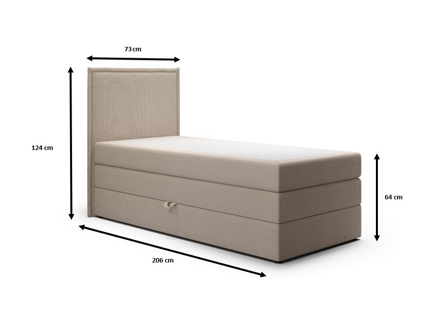 Lit boxspring Franklin 176 (Aragon 93)
