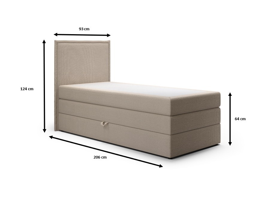 Lit boxspring Franklin 176 (Aragon 93)