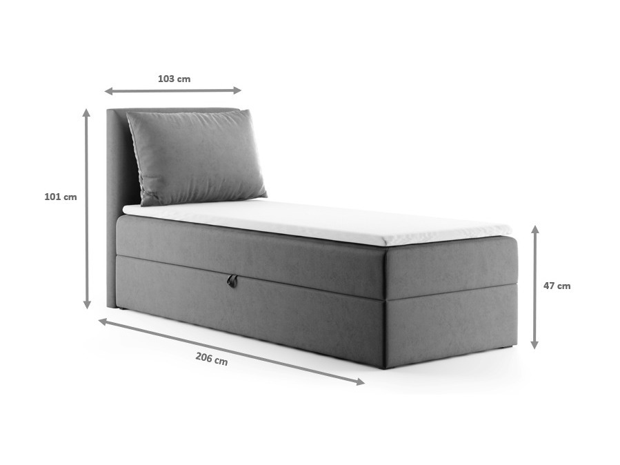 Lit boxspring Franklin 178 (Kronos 07)