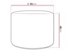 Pouf poire Comfivo 468 (Poso 100)