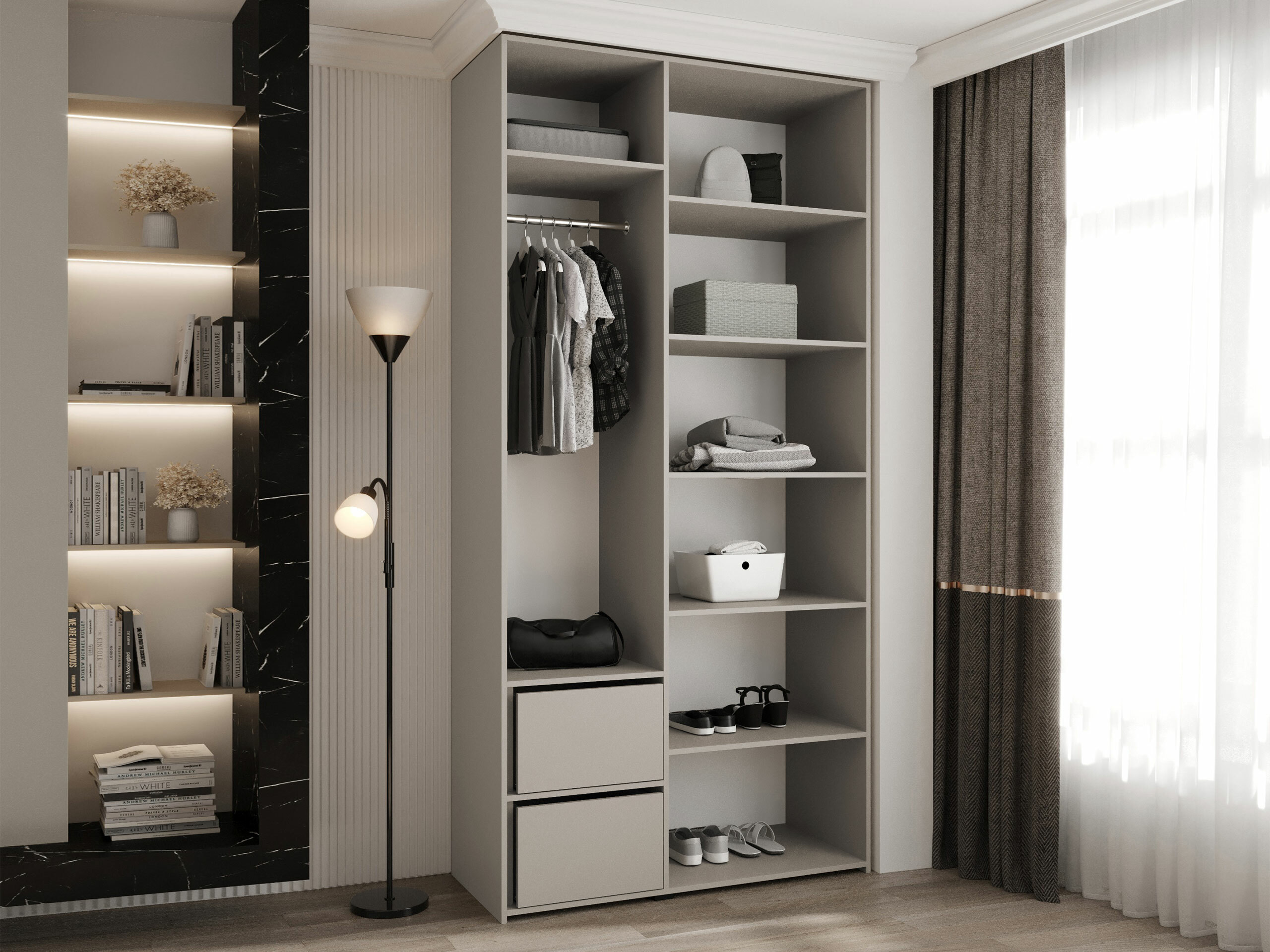 Armoire Hartford 573 (Cachemire)