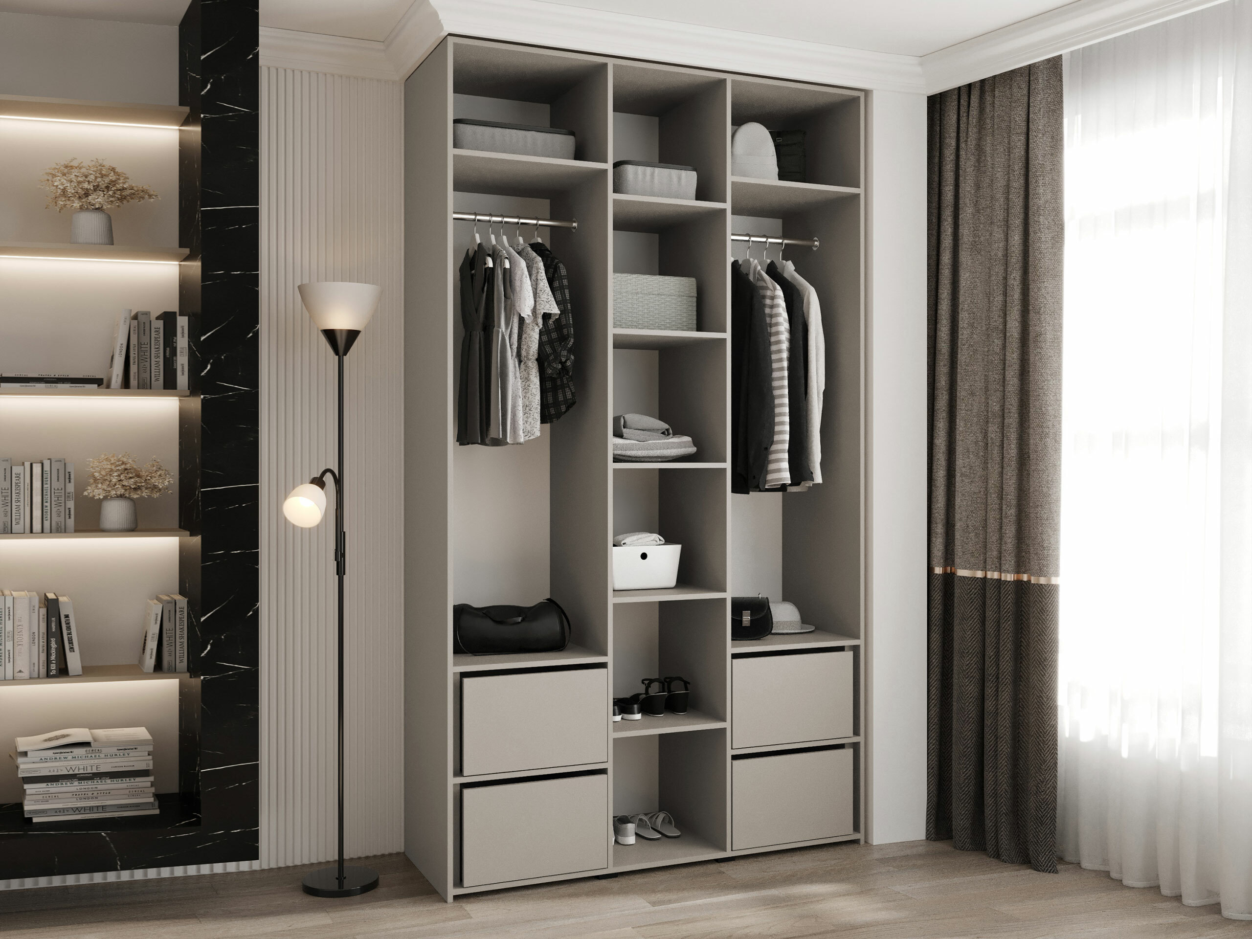 Armoire Hartford 573 (Cachemire)