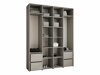 Armoire Hartford 574 (Blanc)