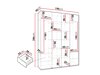 Armoire Hartford 574 (Blanc)