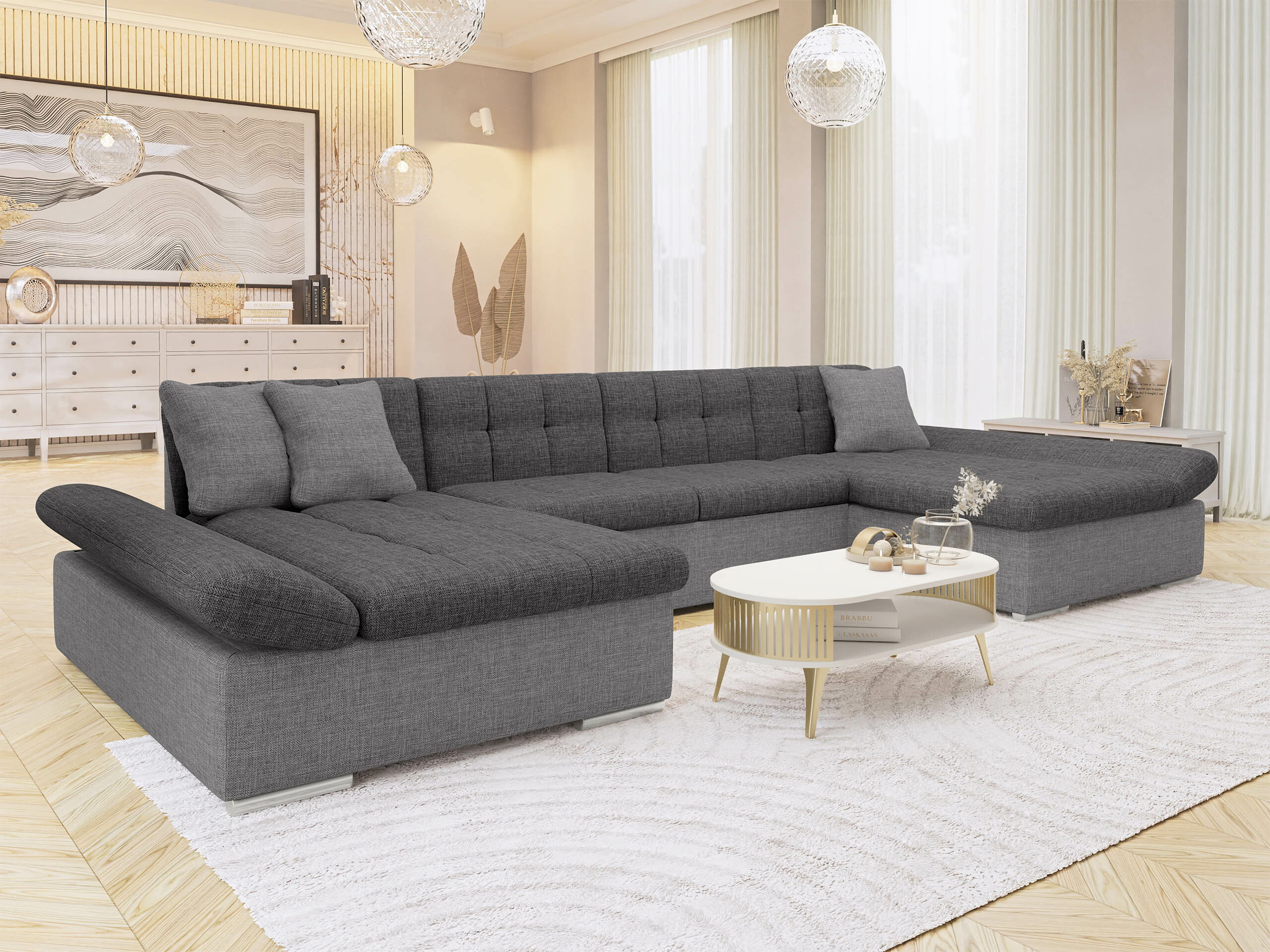 Canapé d'angle Comfivo Ficus I (Lux 05 + Lux 06)