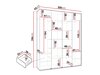 Armoire Hartford 554 (Blanc)