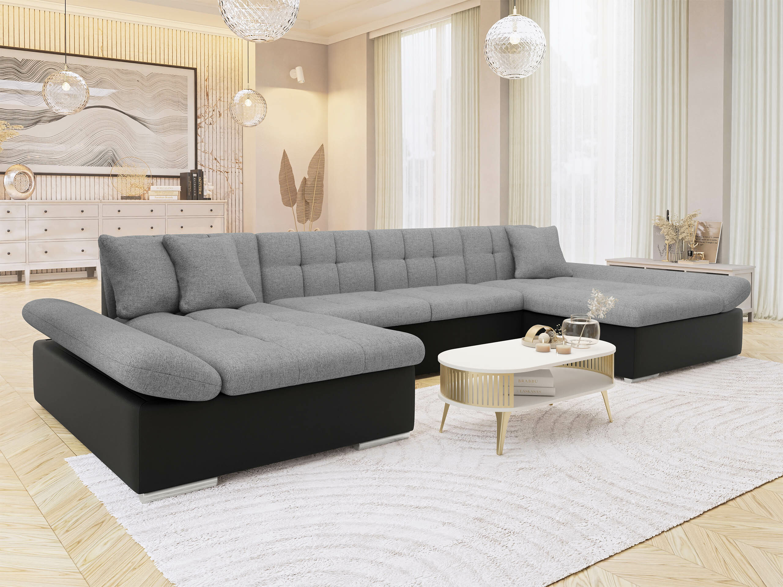 Canapé d'angle Comfivo Ficus (Soft 011 + Soul 17)
