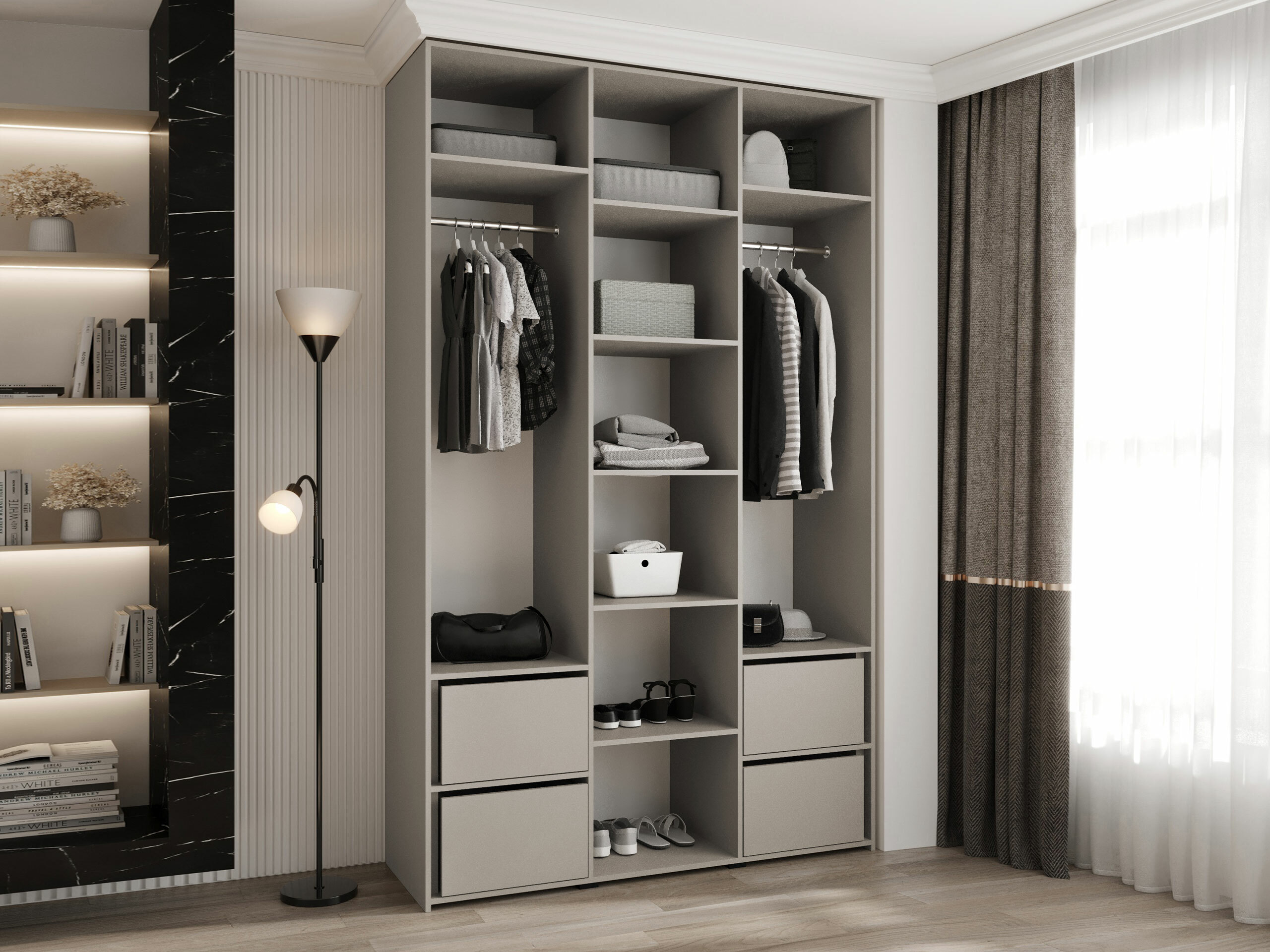 Armoire Hartford 563 (Cachemire)