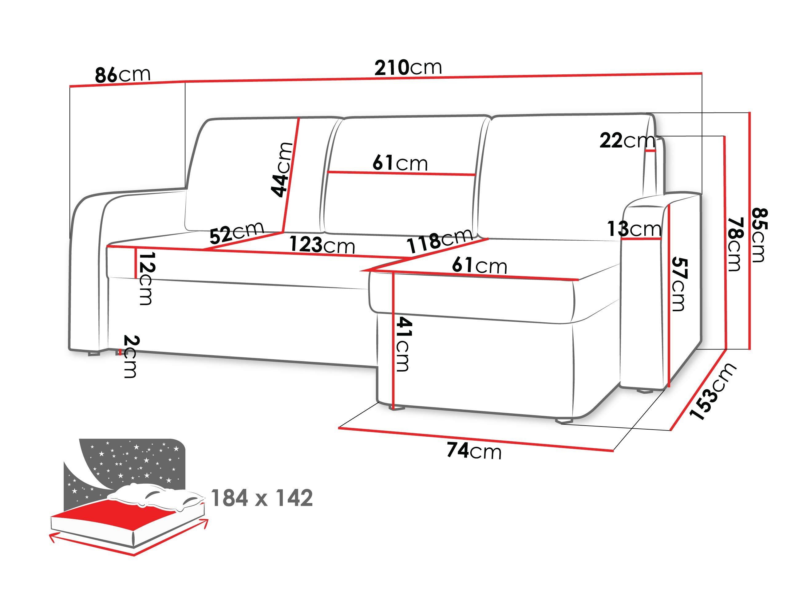 Canapé d'angle Ingenos (Lux 05)