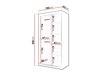 Armoire Hartford 576 (Blanc)
