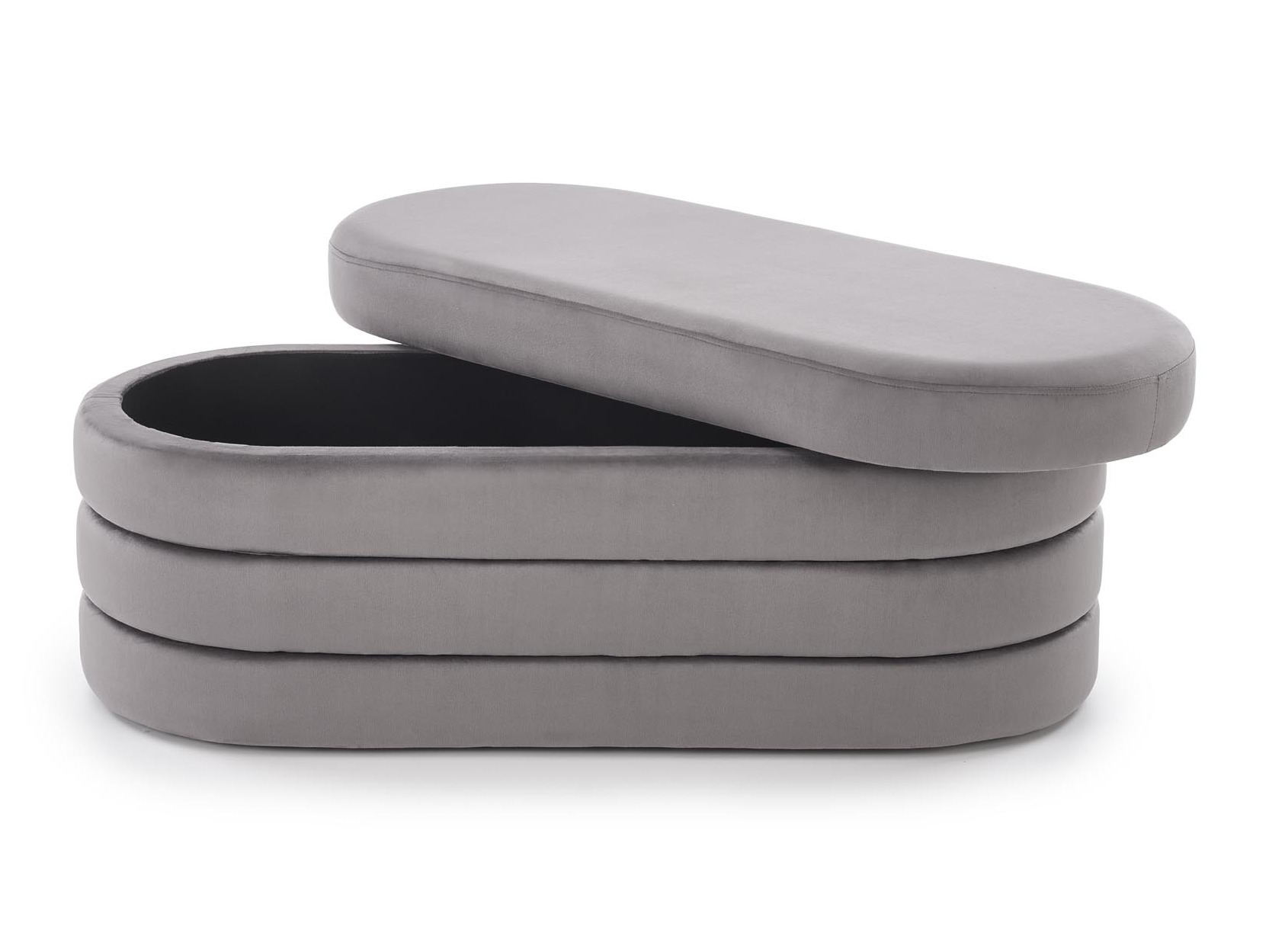 Banc rembourré Houston 2054 (Gris)