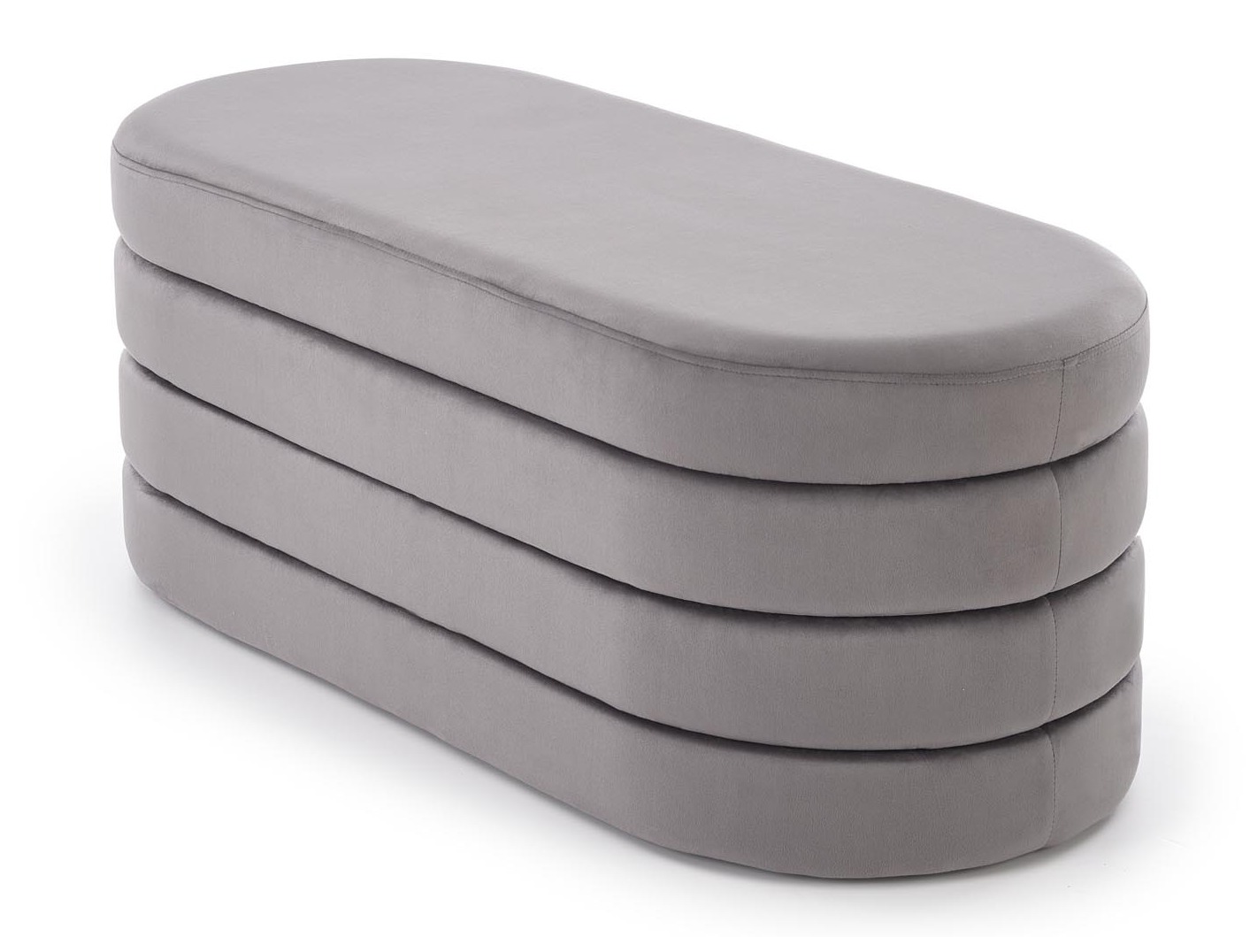 Banc rembourré Houston 2054 (Gris)