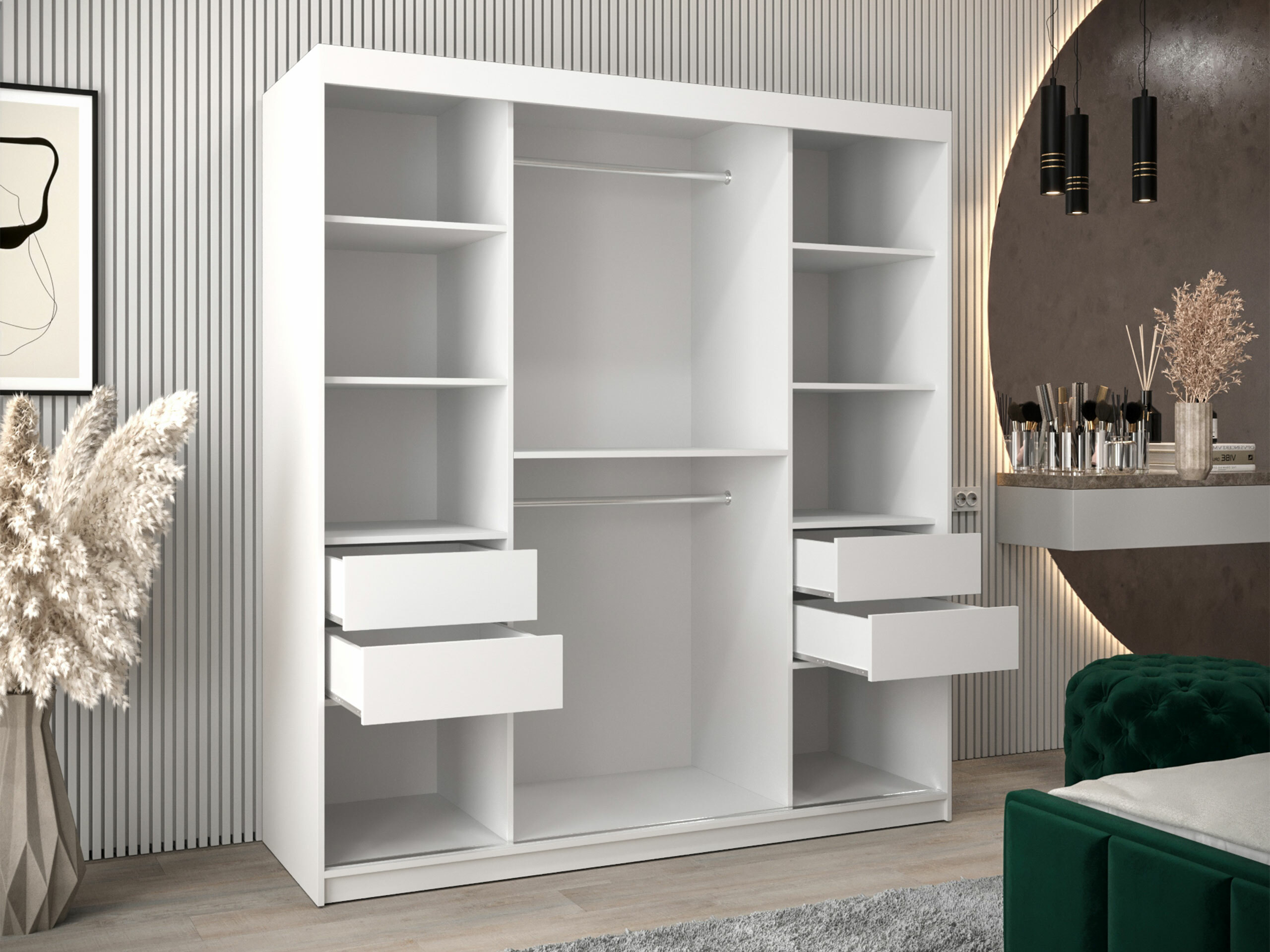 Armoire Hartford 578 (Noir)
