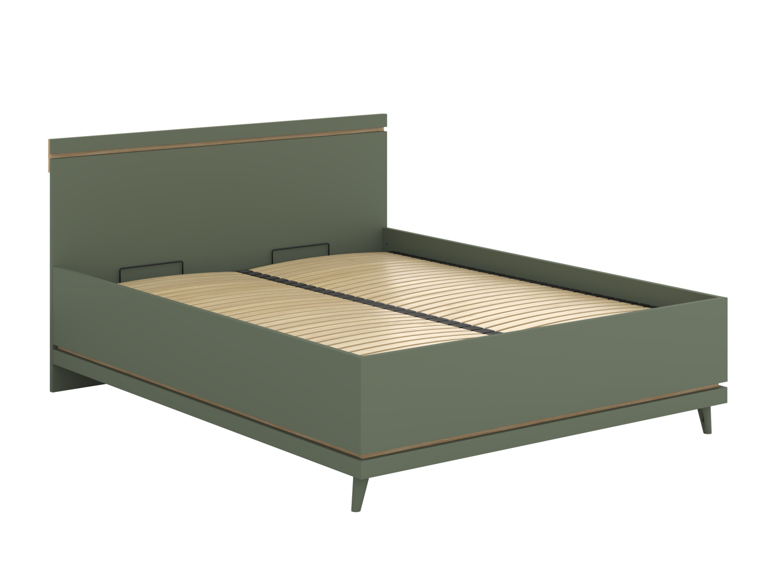 Lit Fertalu 107 (Vert + Chêne)