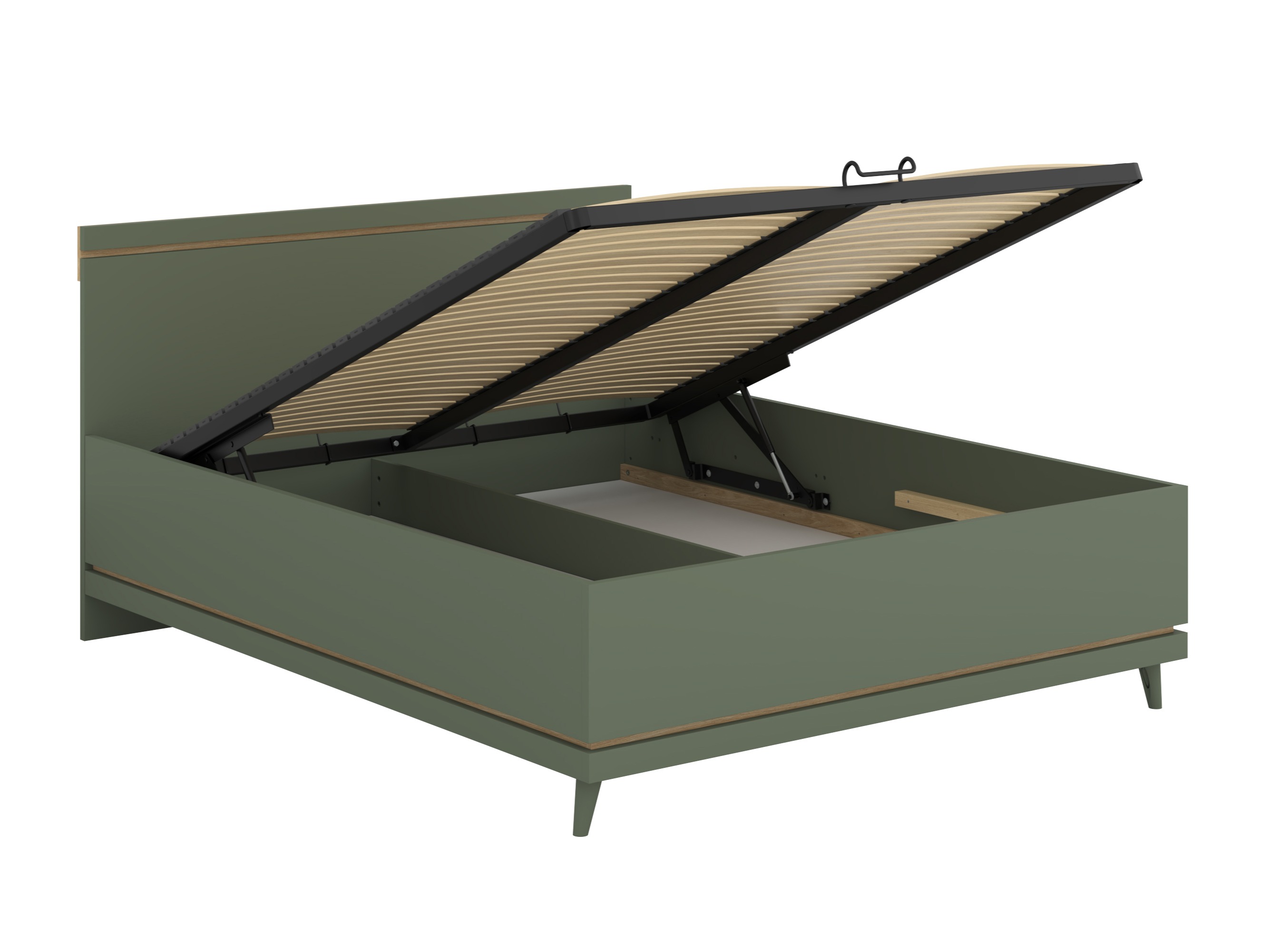 Lit Fertalu 107 (Vert + Chêne)