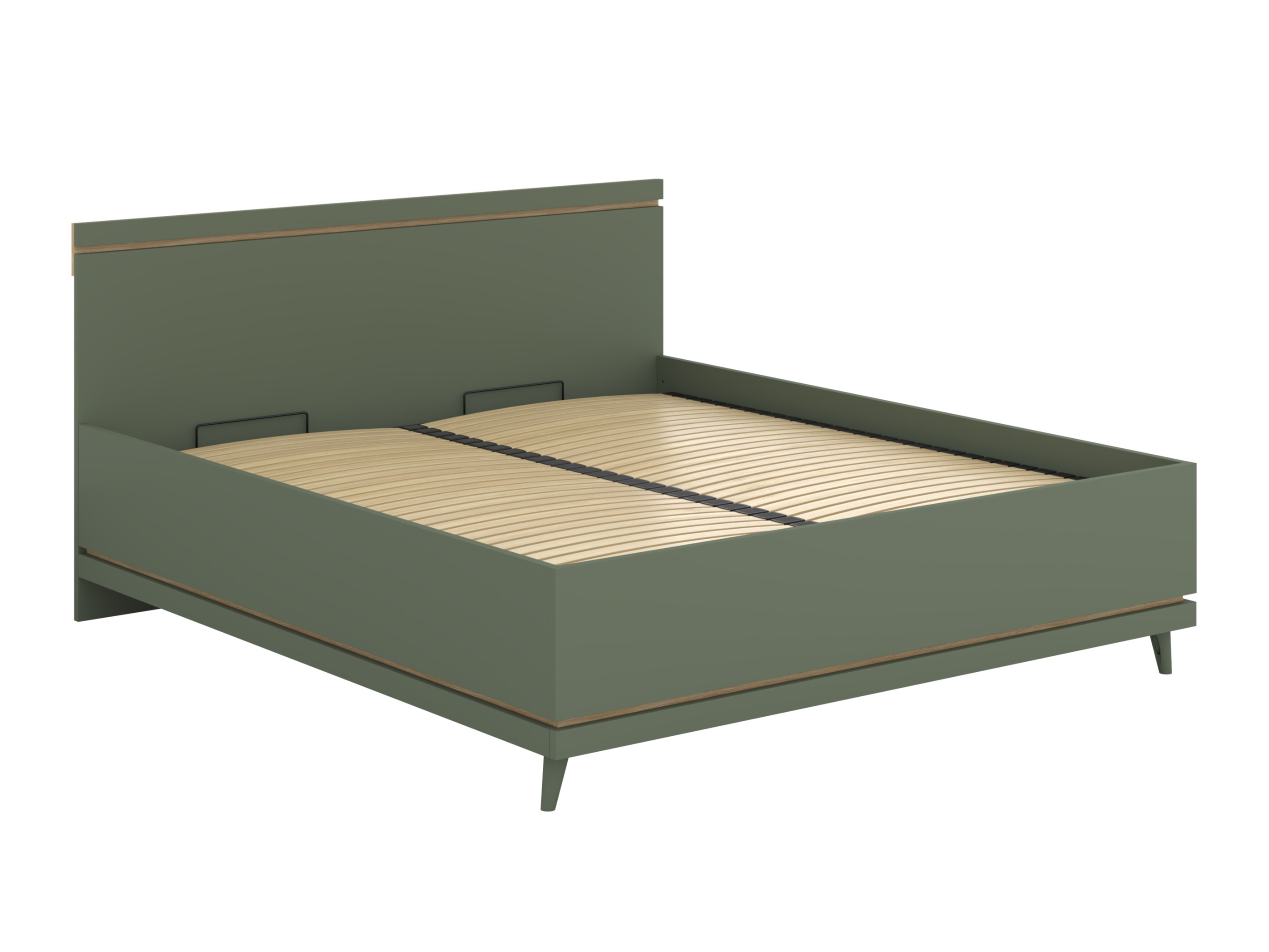Lit Fertalu 107 (Vert + Chêne)