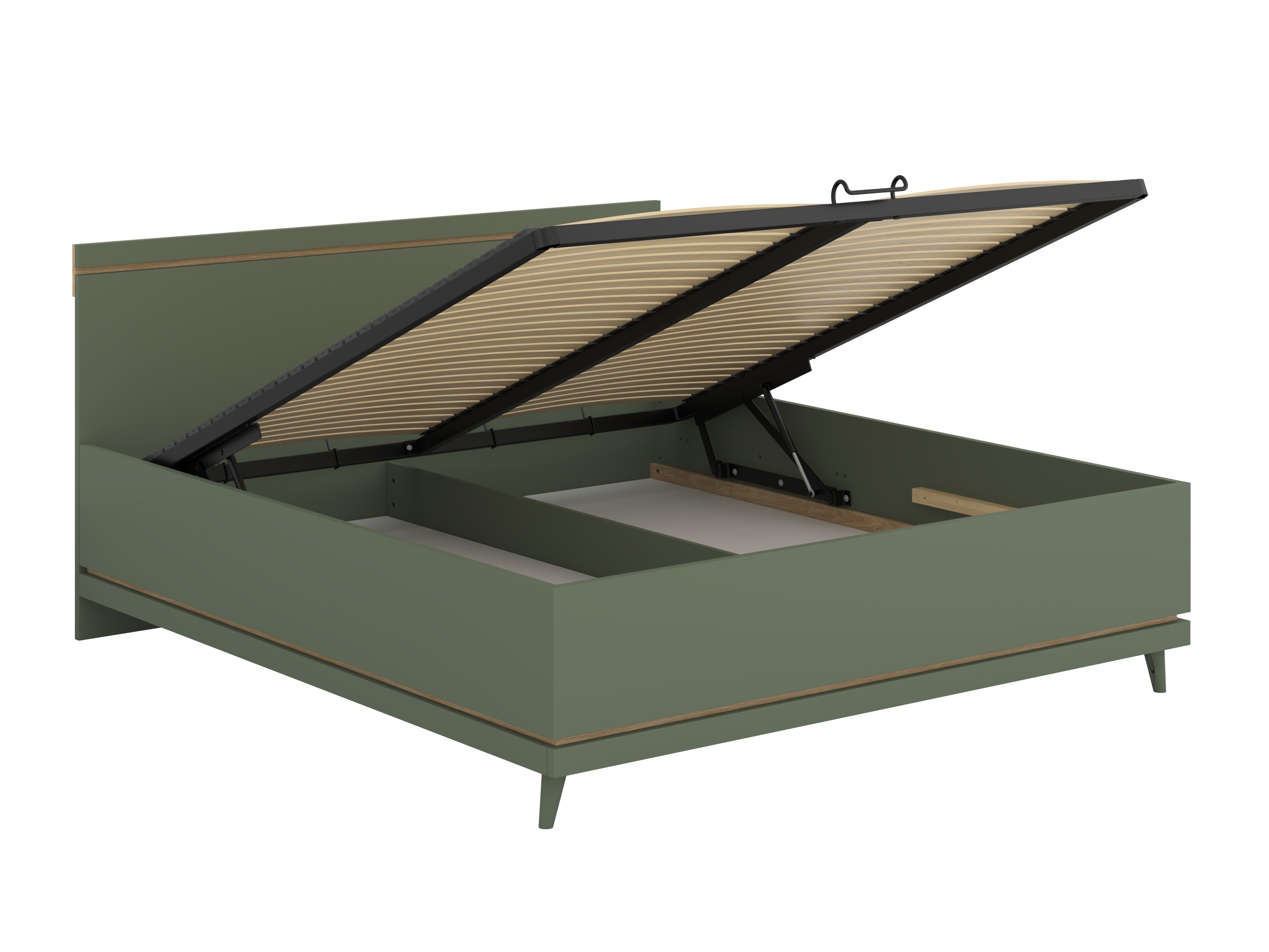 Lit Fertalu 107 (Vert + Chêne)
