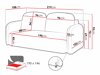 Canapé convertible ComfiDream 198 (Cremona 81)