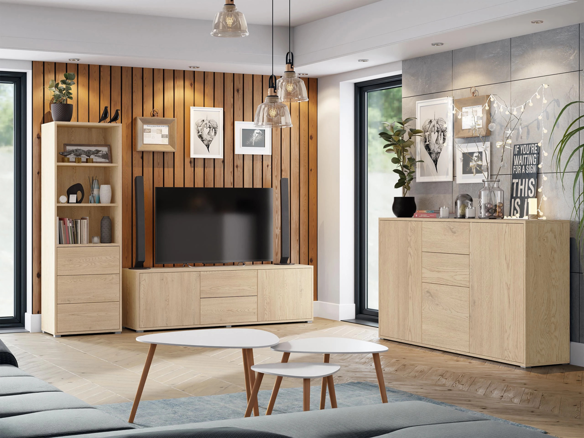 Meuble TV Comfivo Fersoe 109 (Chêne)