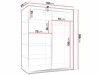 Armoire Dover 110 (Sonoma chêne)