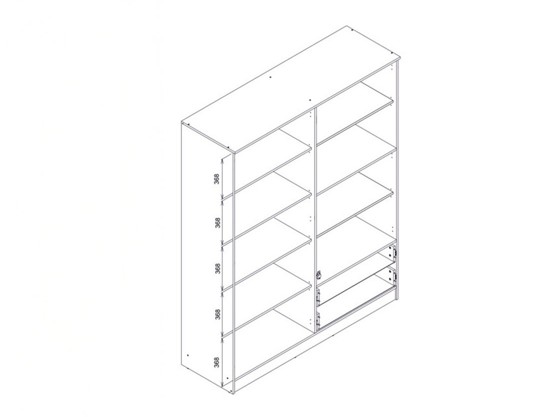 Armoire Orlando 223 (Chêne clair)