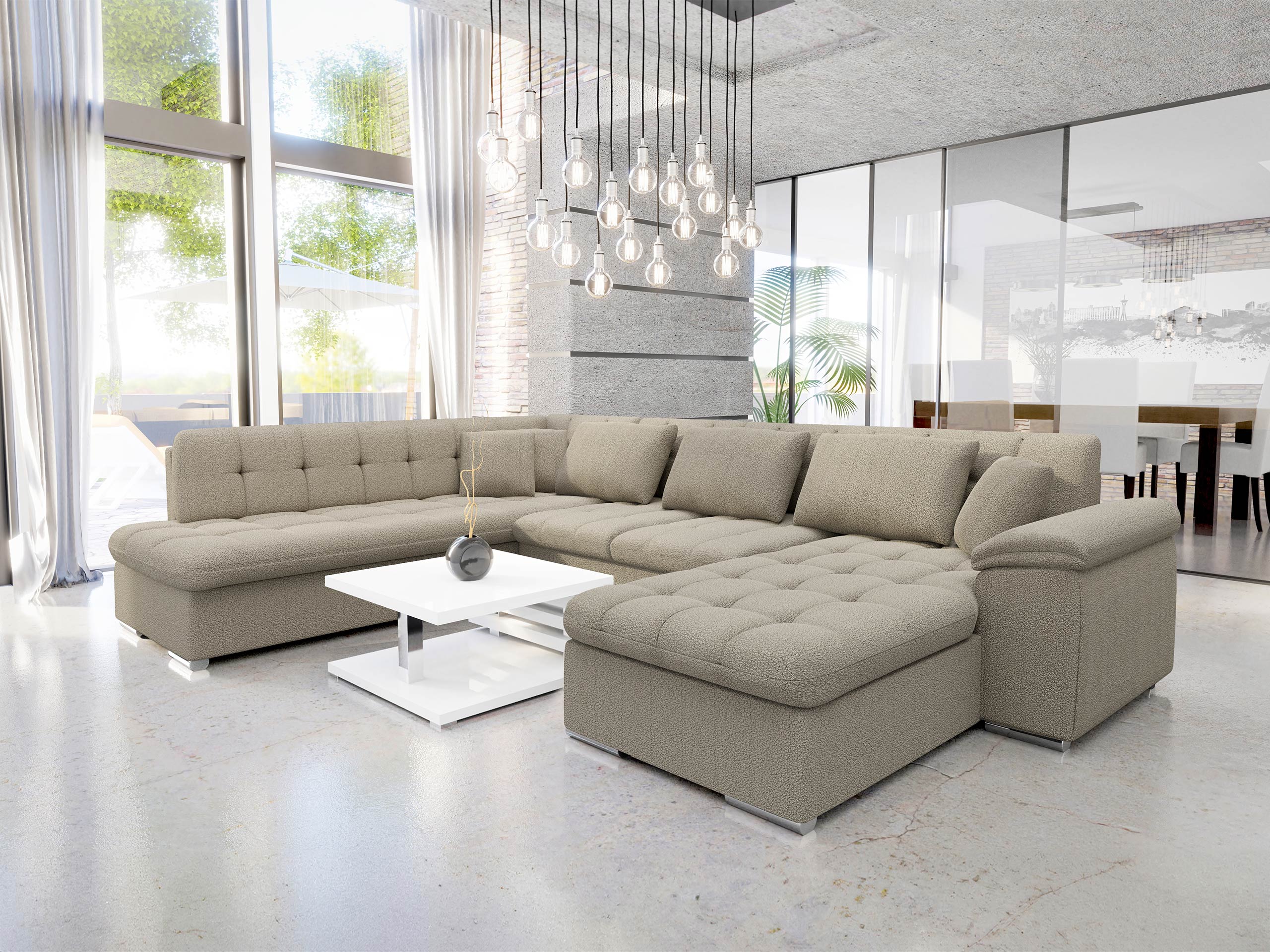 Canapé d'angle Comfivo Gemma VI (Manza 22)