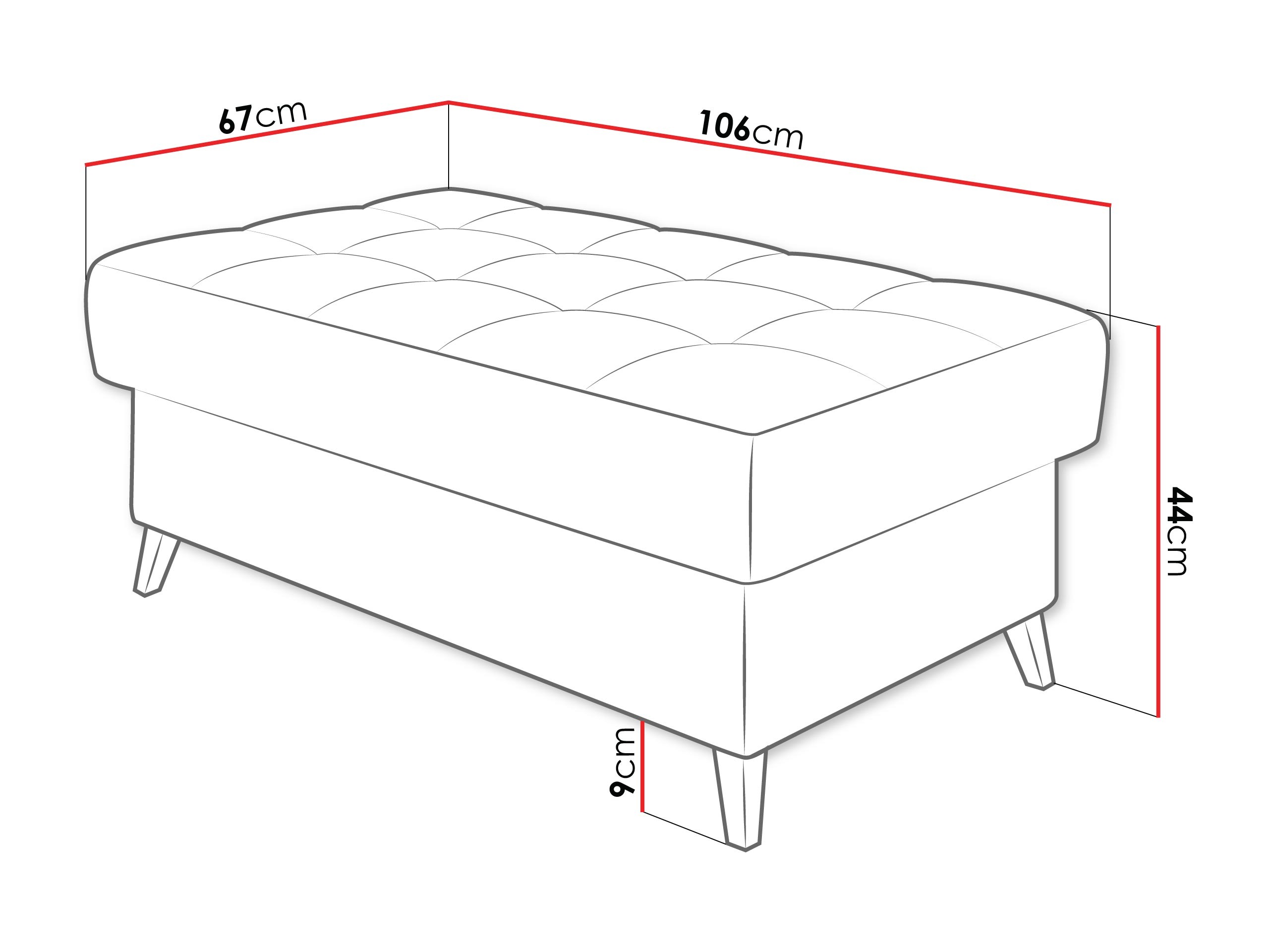 Banc rembourré Comfivo Agnus (Corbett 78)