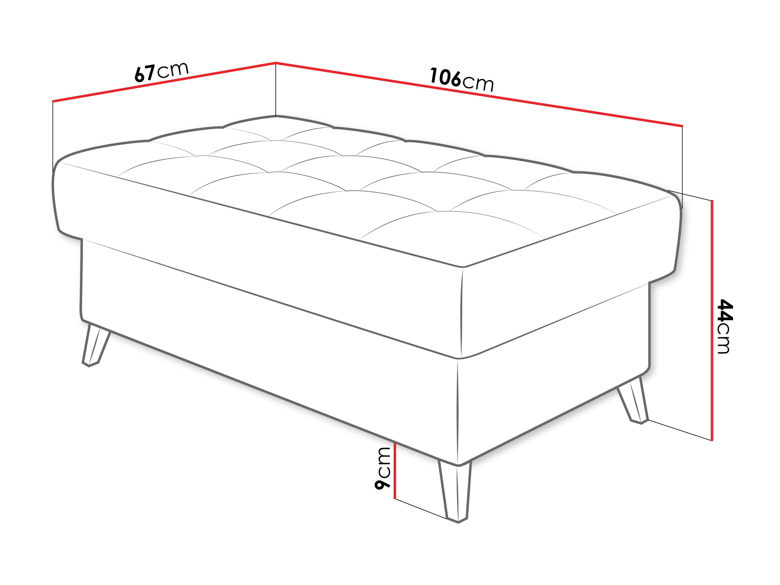 Banc rembourré Comfivo Agnus (Zoya 04)