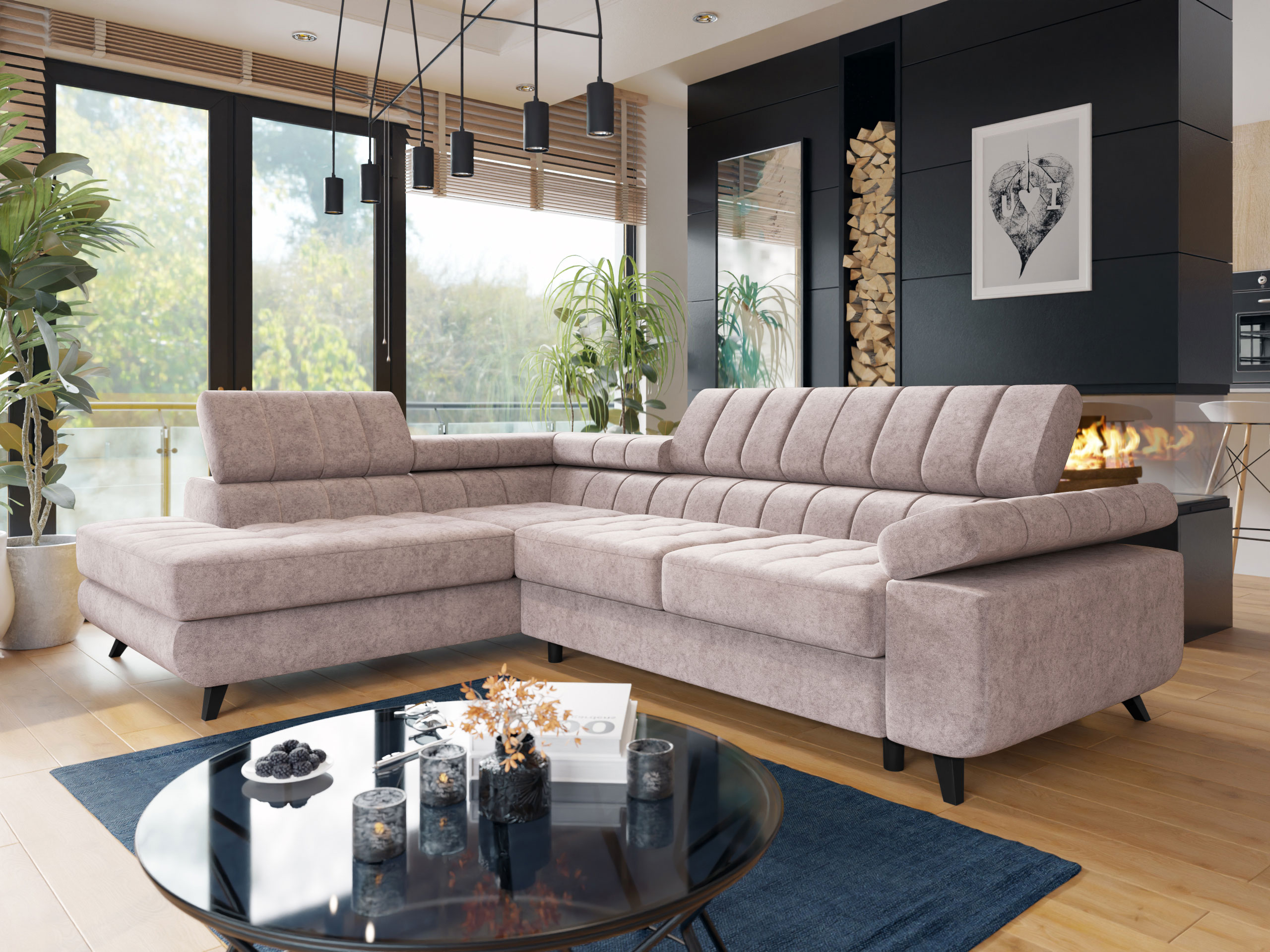 Canapé d'angle Comfivo Agnus (Zoya 03)
