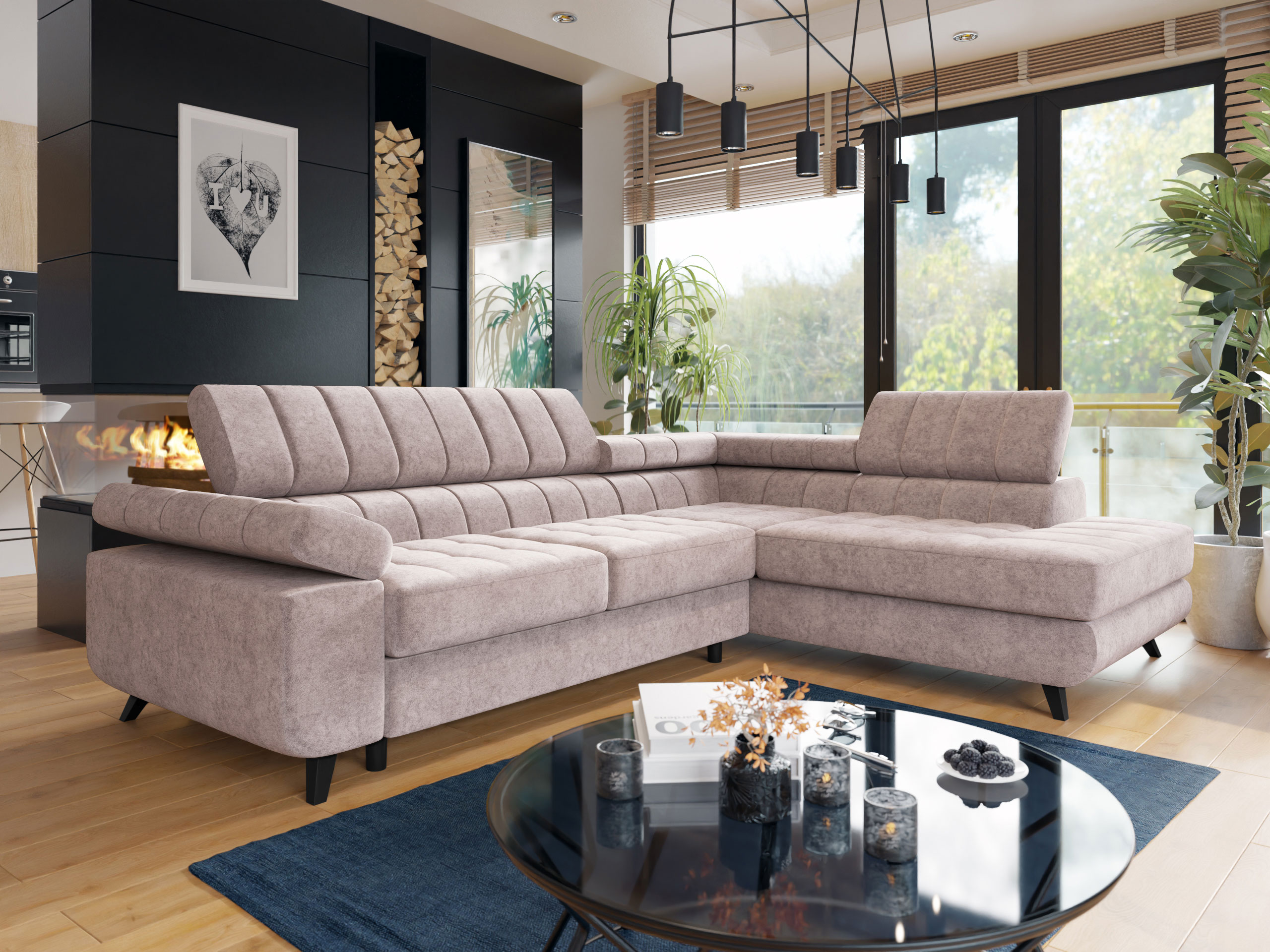 Canapé d'angle Comfivo Agnus (Zoya 03)