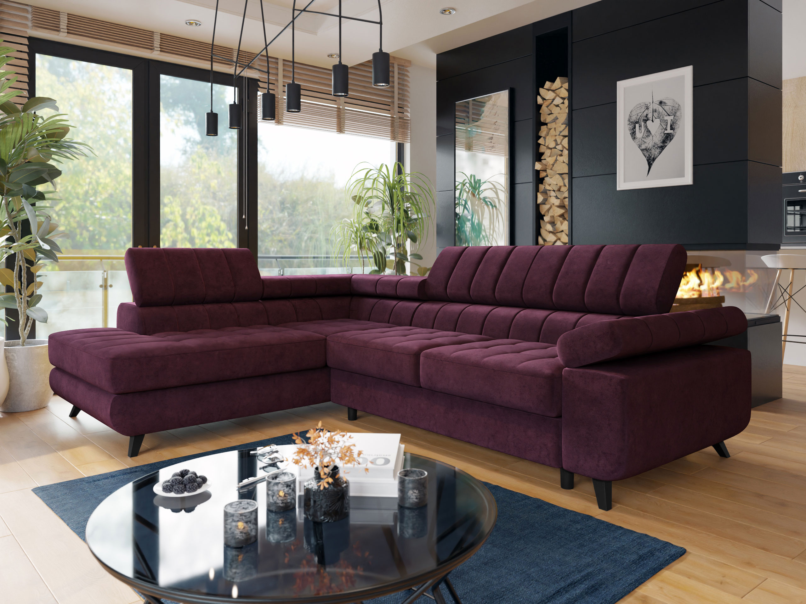 Canapé d'angle Comfivo Agnus (Zoya 04)