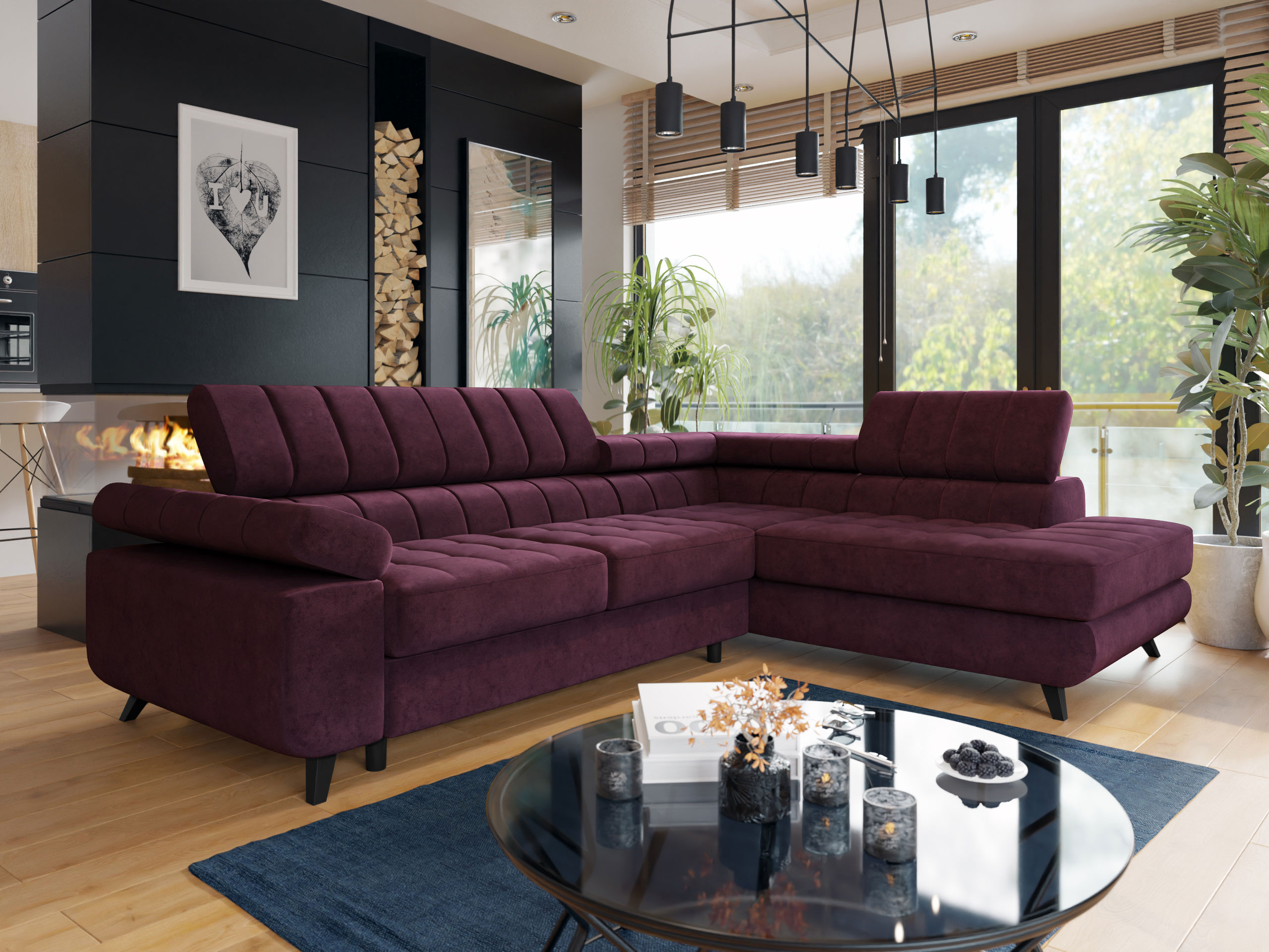 Canapé d'angle Comfivo Agnus (Zoya 04)