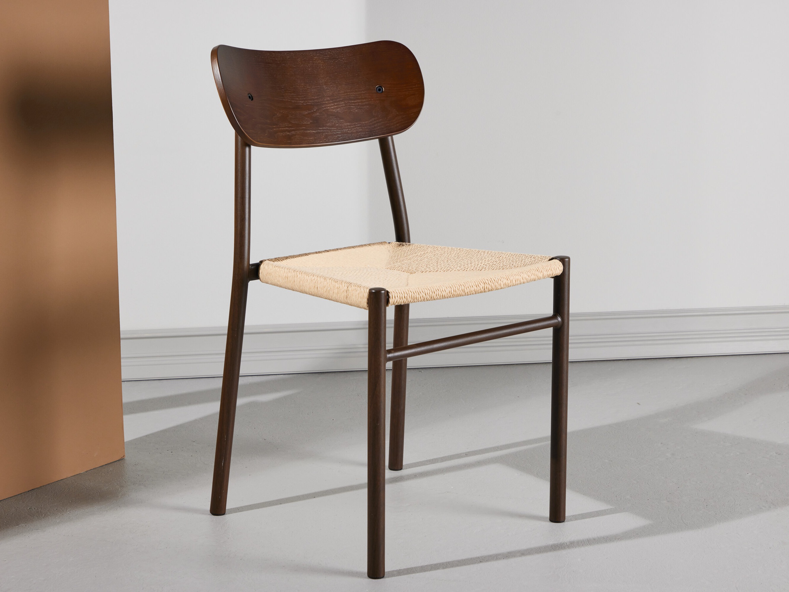 Chaise Dallas 254 (Marron + Brun clair)